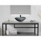 Anzzi Belissima Round Glass Vessel Bathroom Sink with Stellar Grey Finish LS-AZ917 - alternate 2